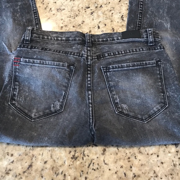 BDG High Rise Cigarette Ankle Acid Wash Jeans - Picture 4 of 5